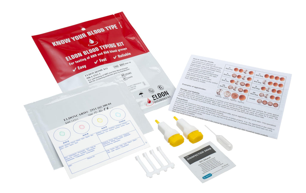 Blood Typing Kit 3 Test Pack T76228