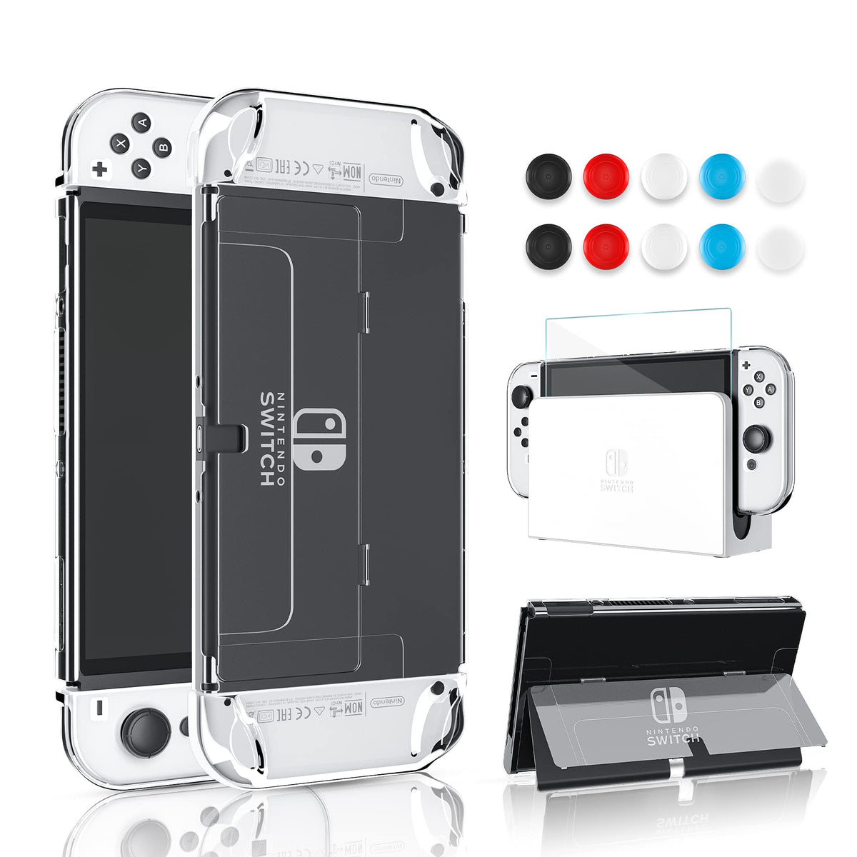 Protective Case for Nintendo Switch OLED Model with Screen Protector G877421