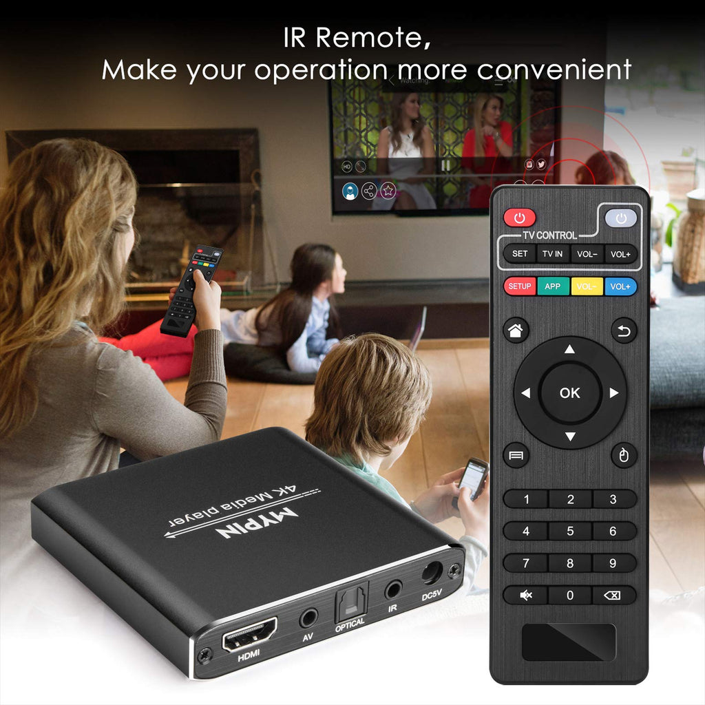 4K Media Player with Remote Control P62812