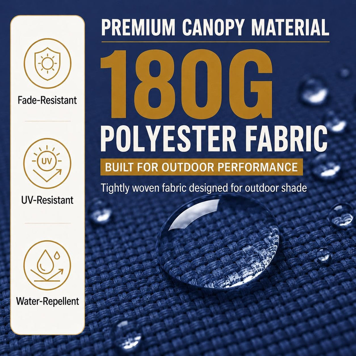 13FT Double-Sided Patio Umbrella with Base Navy Blue D802