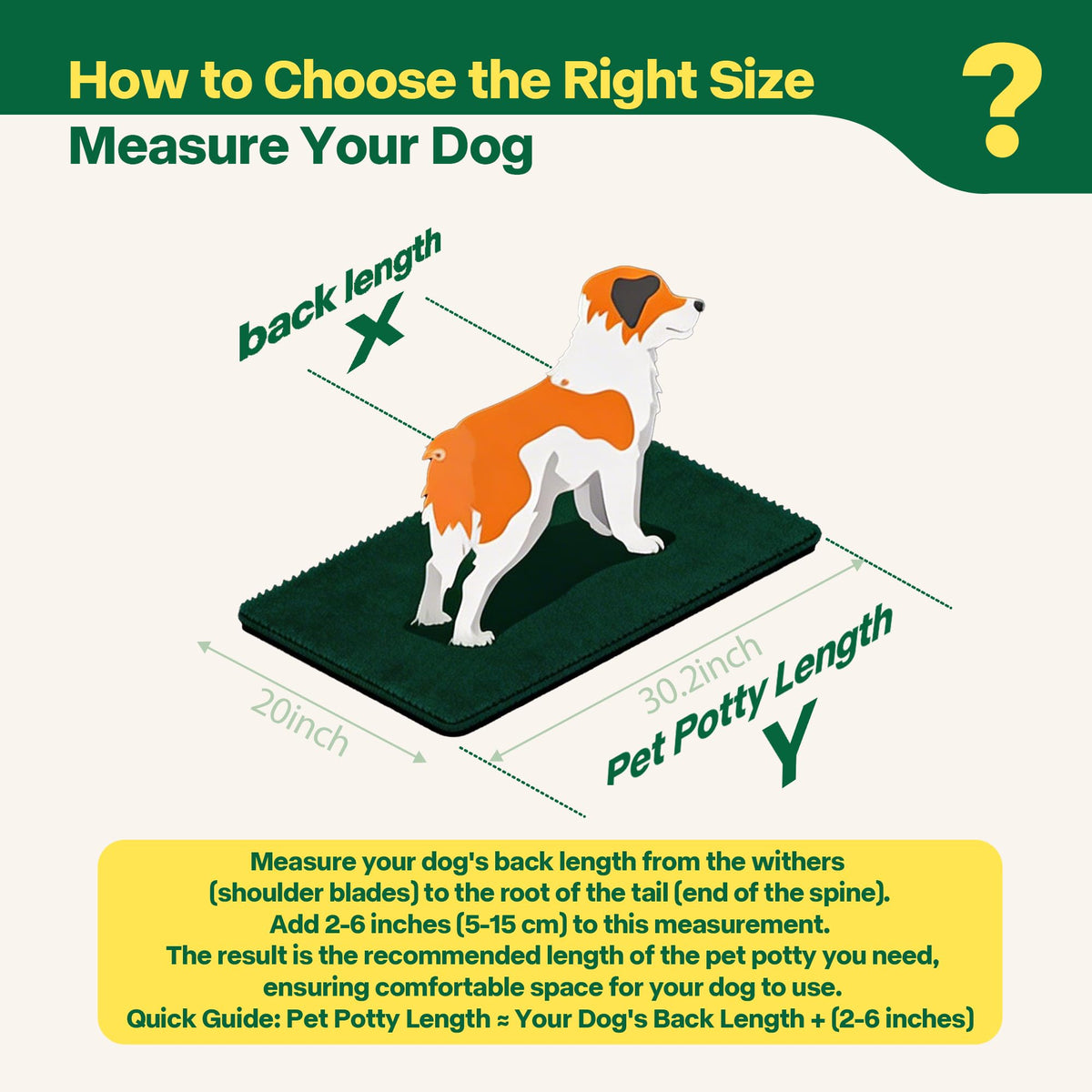 Dog Grass Pad with Tray 30"x20" Q848