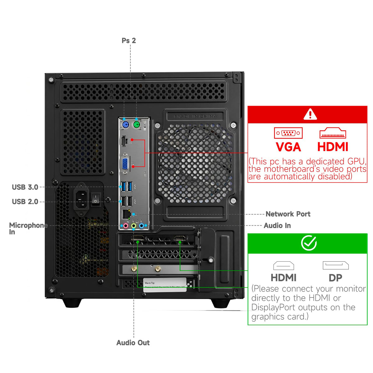 Core i7-14700KF GeForce RTX 4070 12GB Gaming Desktop PC G214355
