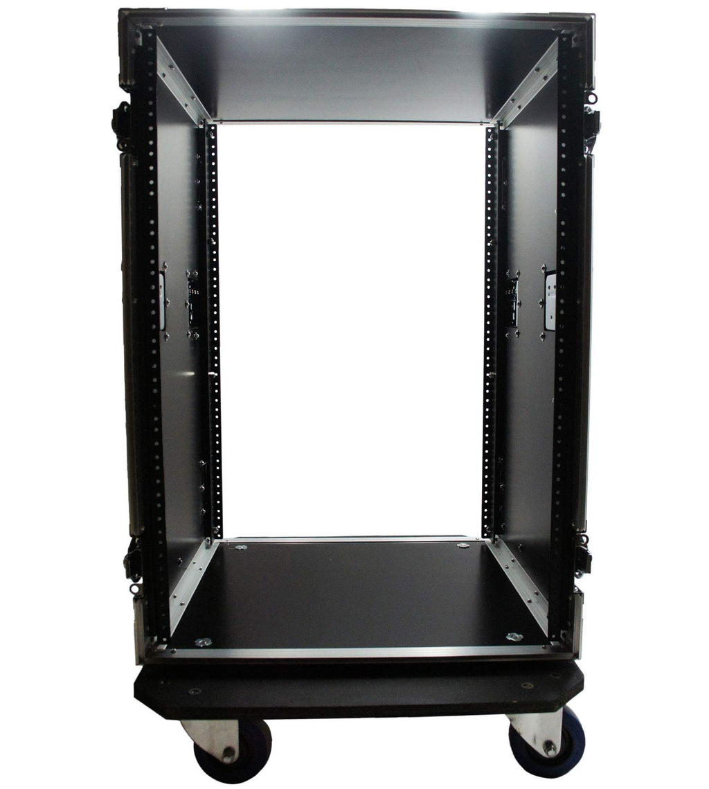 16U Amp Rack Case with Wheels Q615