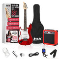 Left Hand 36 Inch 3/4 Size Electric Guitar Kit Red C85394
