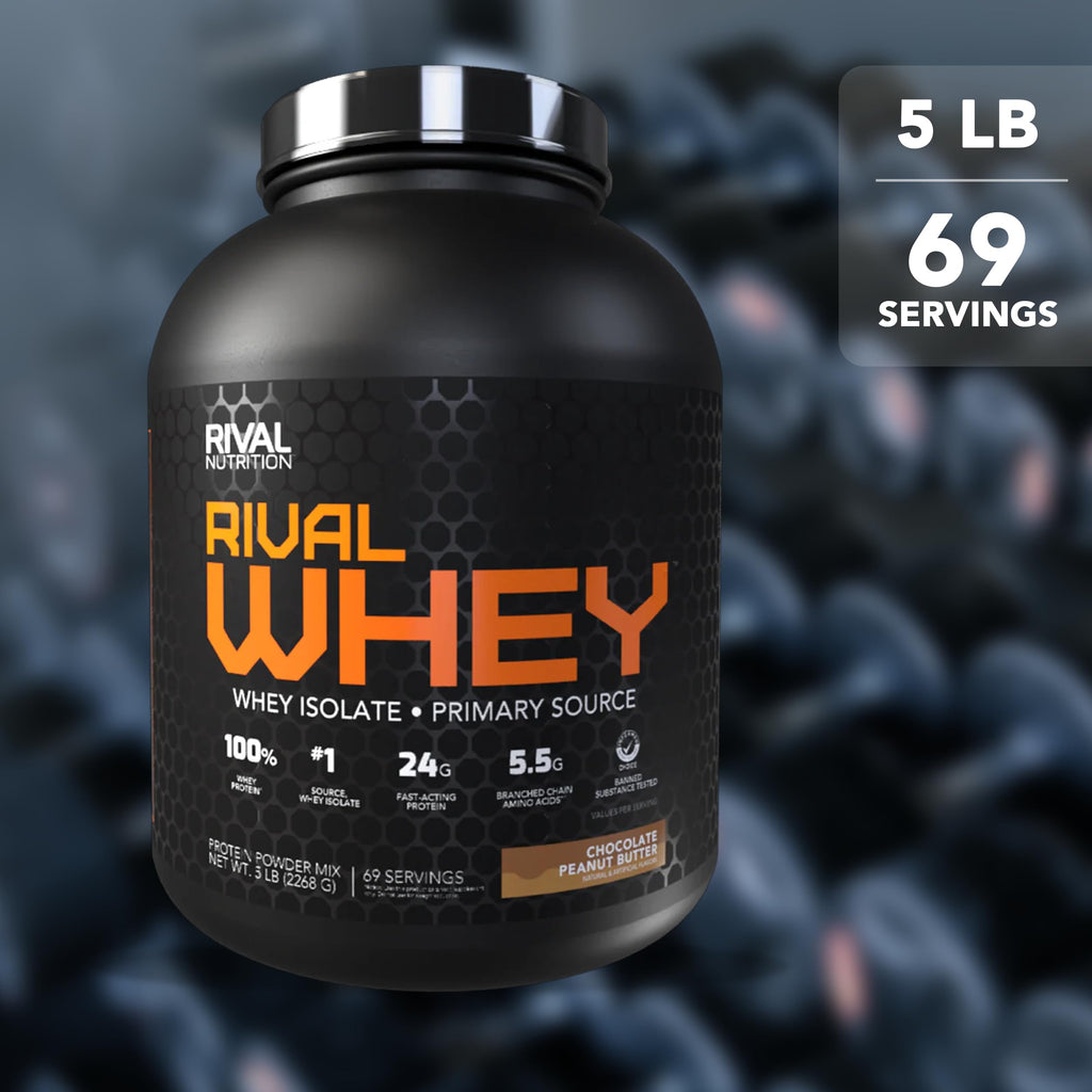 Chocolate Peanut Butter Whey Protein Powder 5 lb O5130