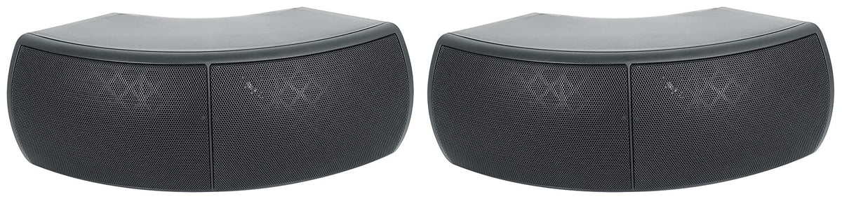 Black Dual 4" Indoor/Outdoor 70V Speaker, 2-Pack O738