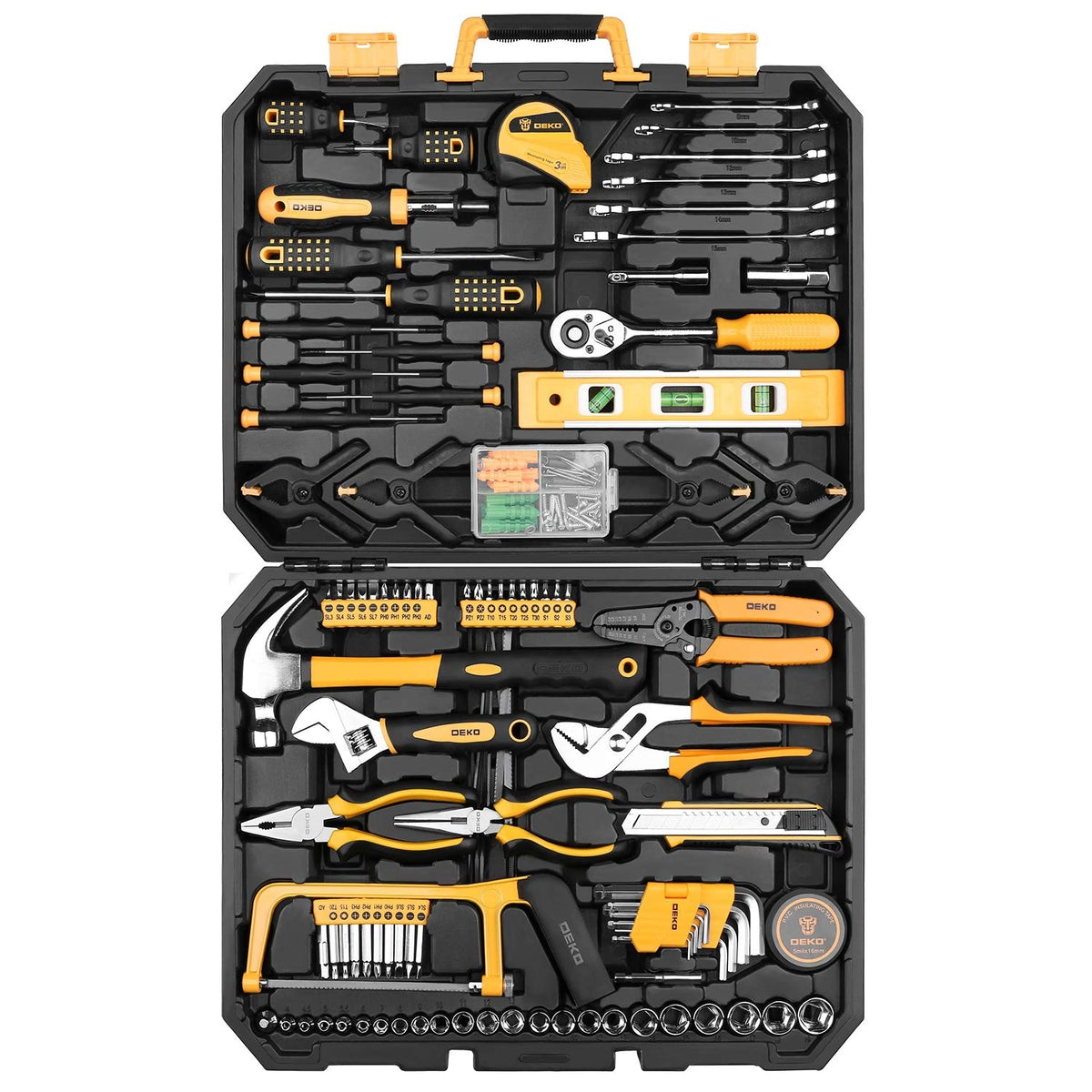228 Piece Socket Wrench Hand Tool Set with Toolbox Q408