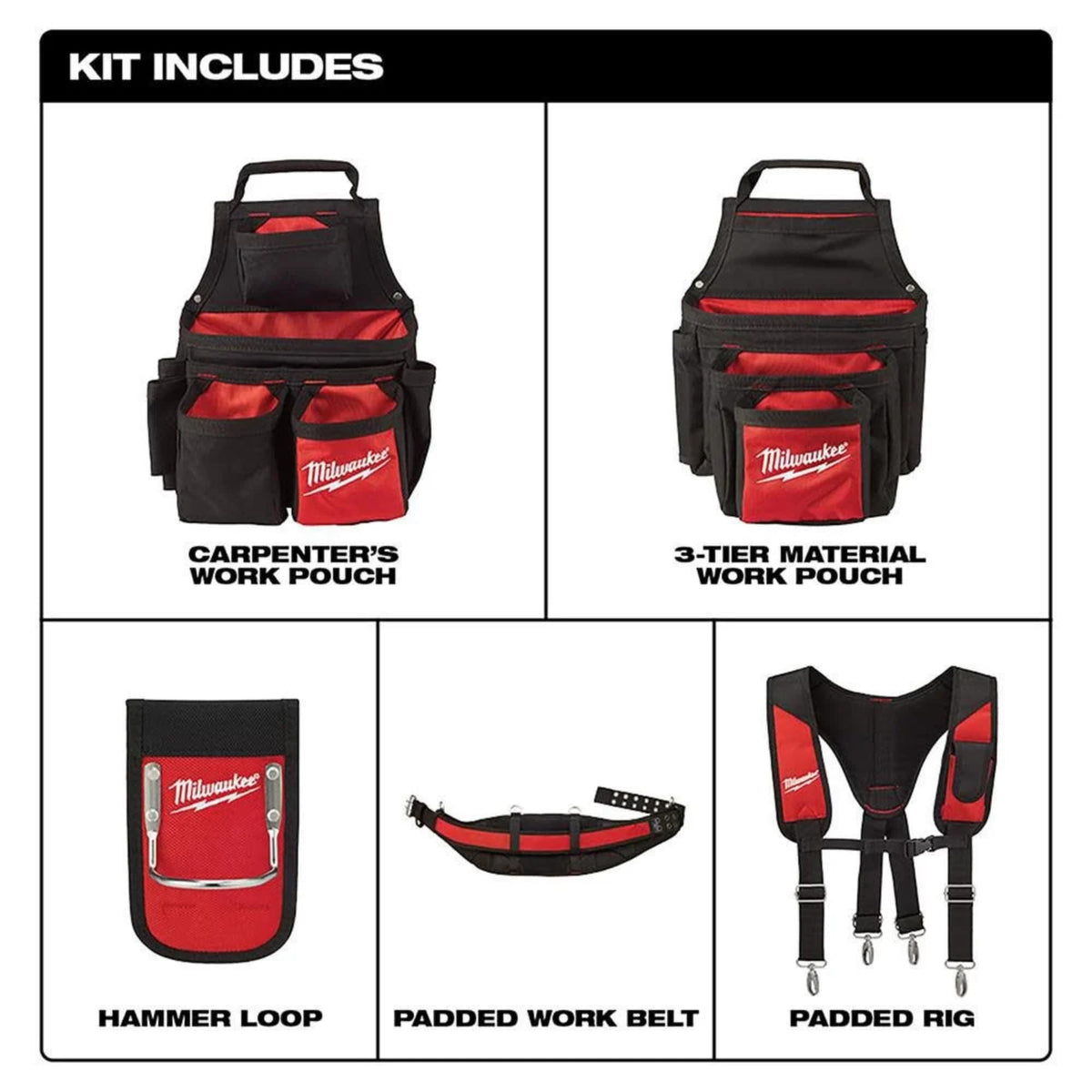 Contractor Work Belt with Suspension Rig Q1907