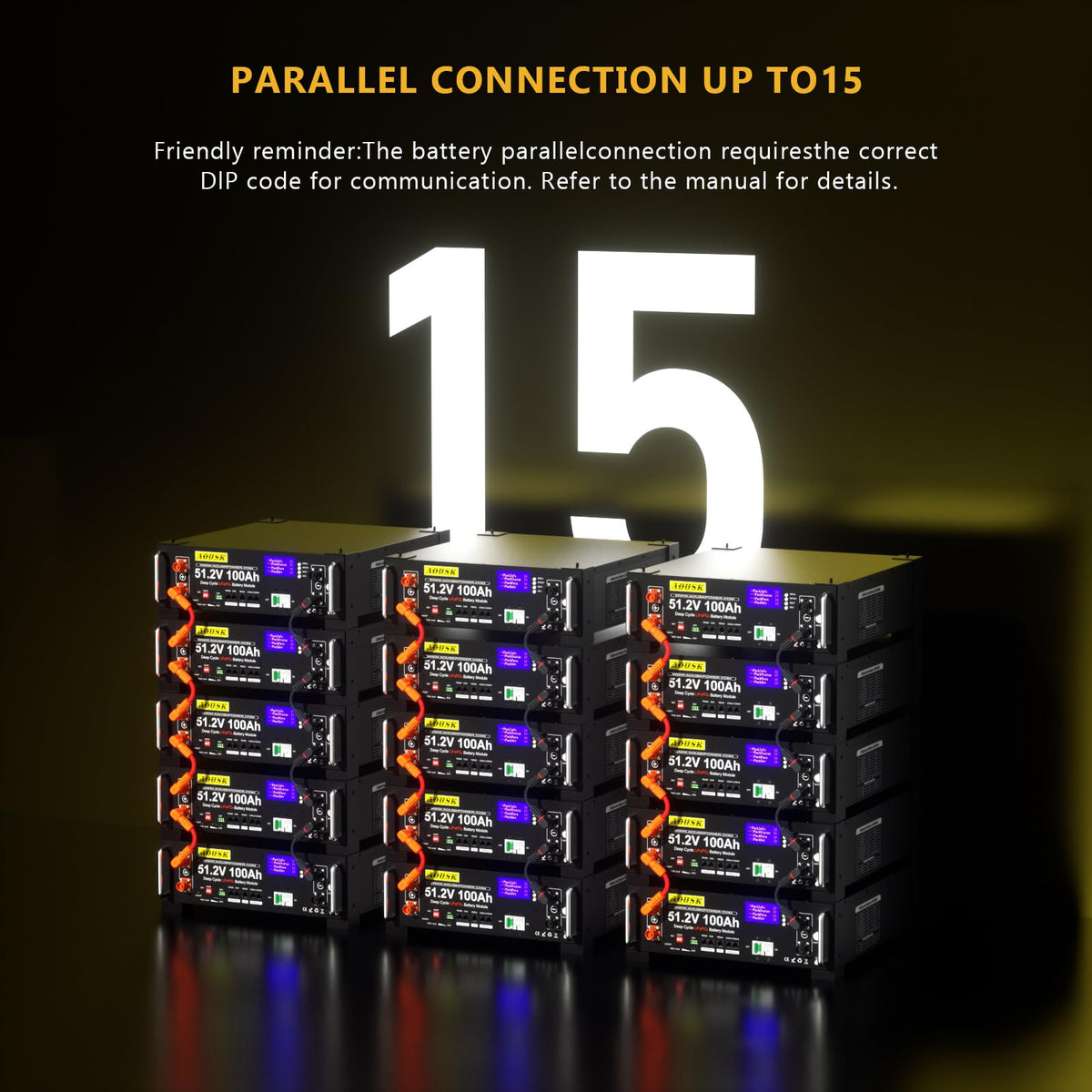 48V 100Ah Lithium LiFePO4 Solar Battery with 100A BMS P351794