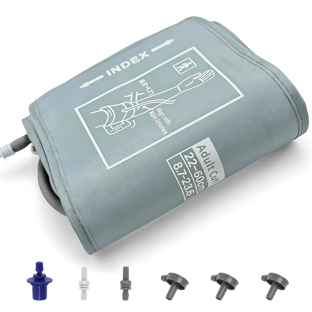 Extra Large Blood Pressure Cuff Replacement, 8.7"-23.6" Adjustable Upper Arm Cuff B6623