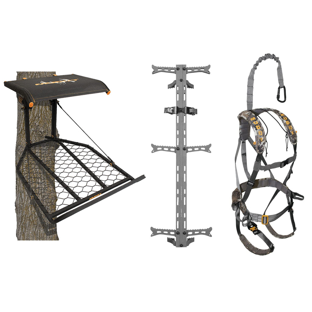 Hunting Tree Stand with Climbing Sticks D8488