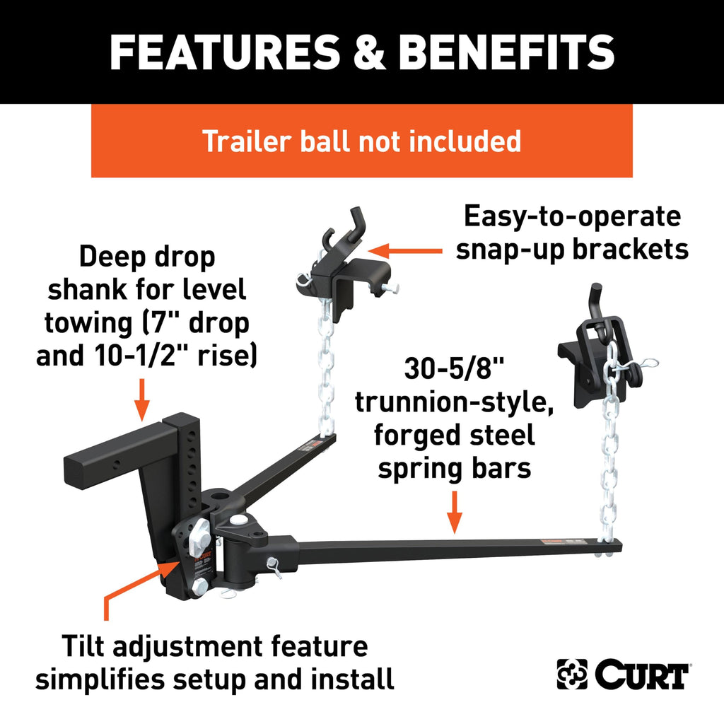 Weight Distribution Hitch 8K - 10K lbs O2122