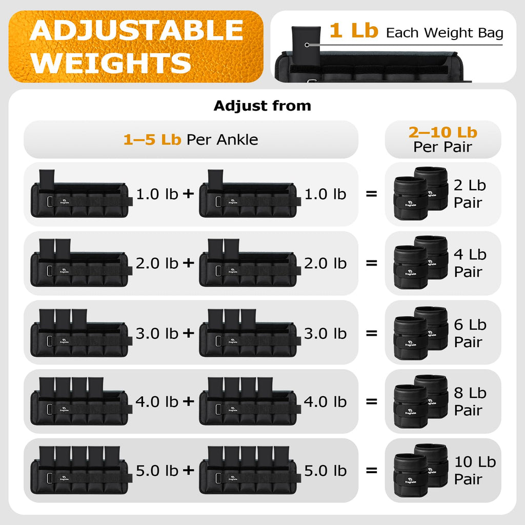 Adjustable Ankle Weights 1 Pair G881128