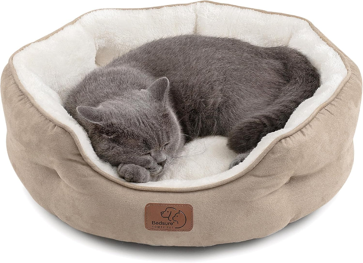 Small Washable Round Dog Bed Z86497