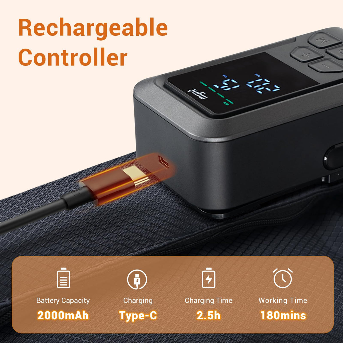 Cordless Full Leg Air Compression Massager F8030