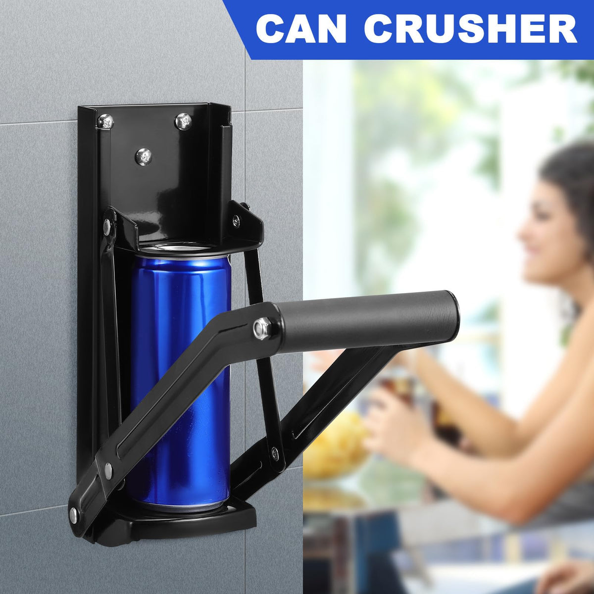 Stainless Steel Wall Mounted Can Crusher N878787