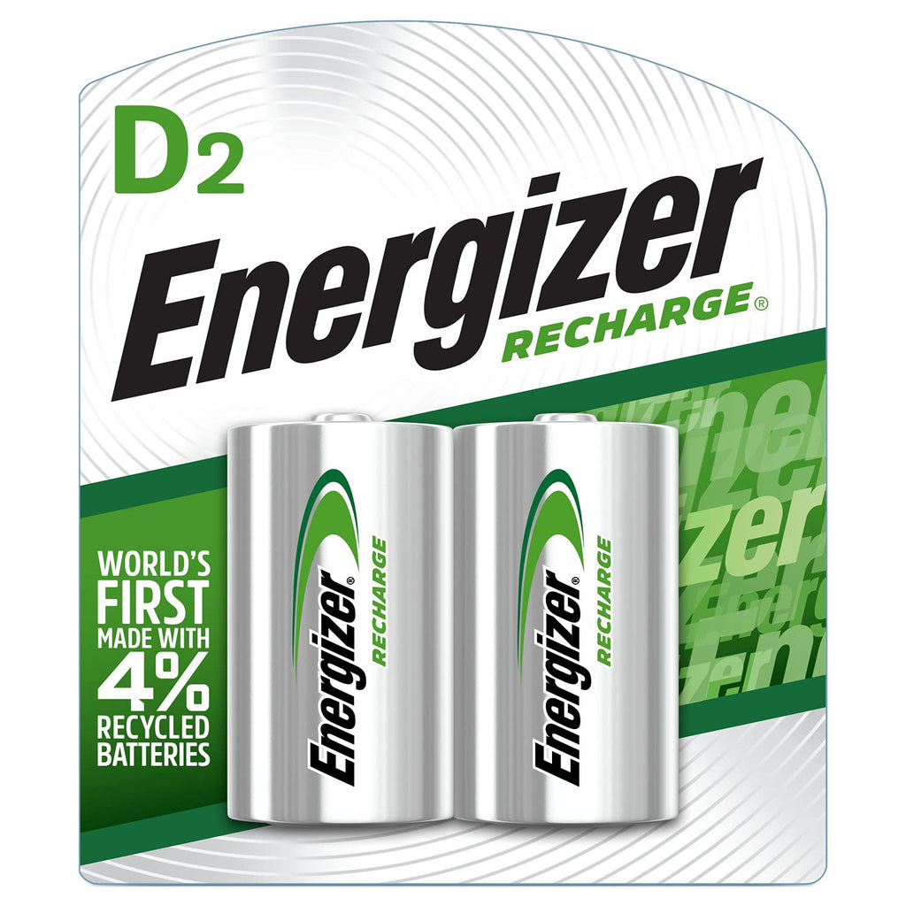 Rechargeable C and D Batteries 4 Count Q46676