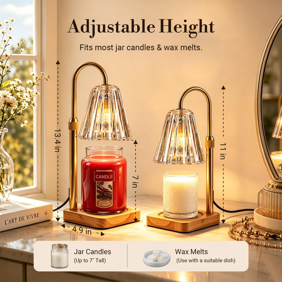 Candle Warmer Lamp with Timer C579997