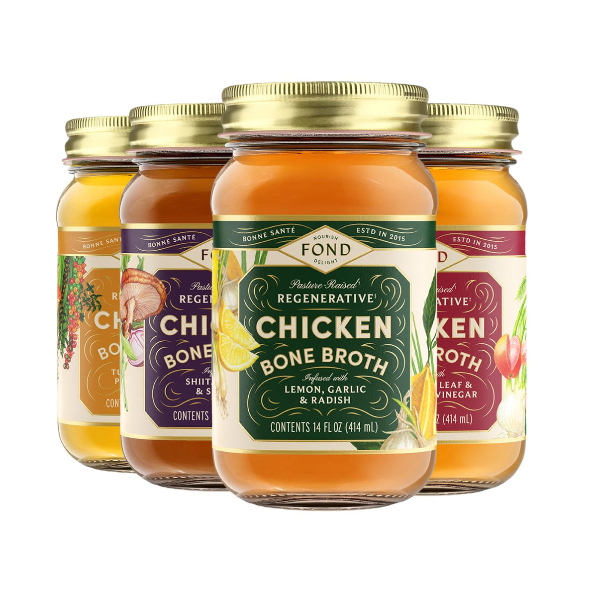 Chicken Bone Broth Variety Pack 4-Pack D80441