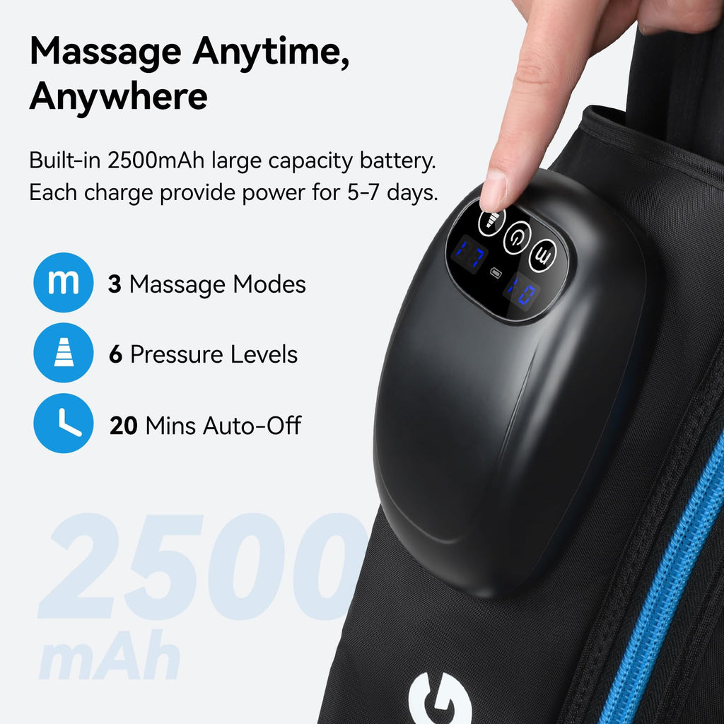 Cordless Foot and Calf Massage Boots X83865