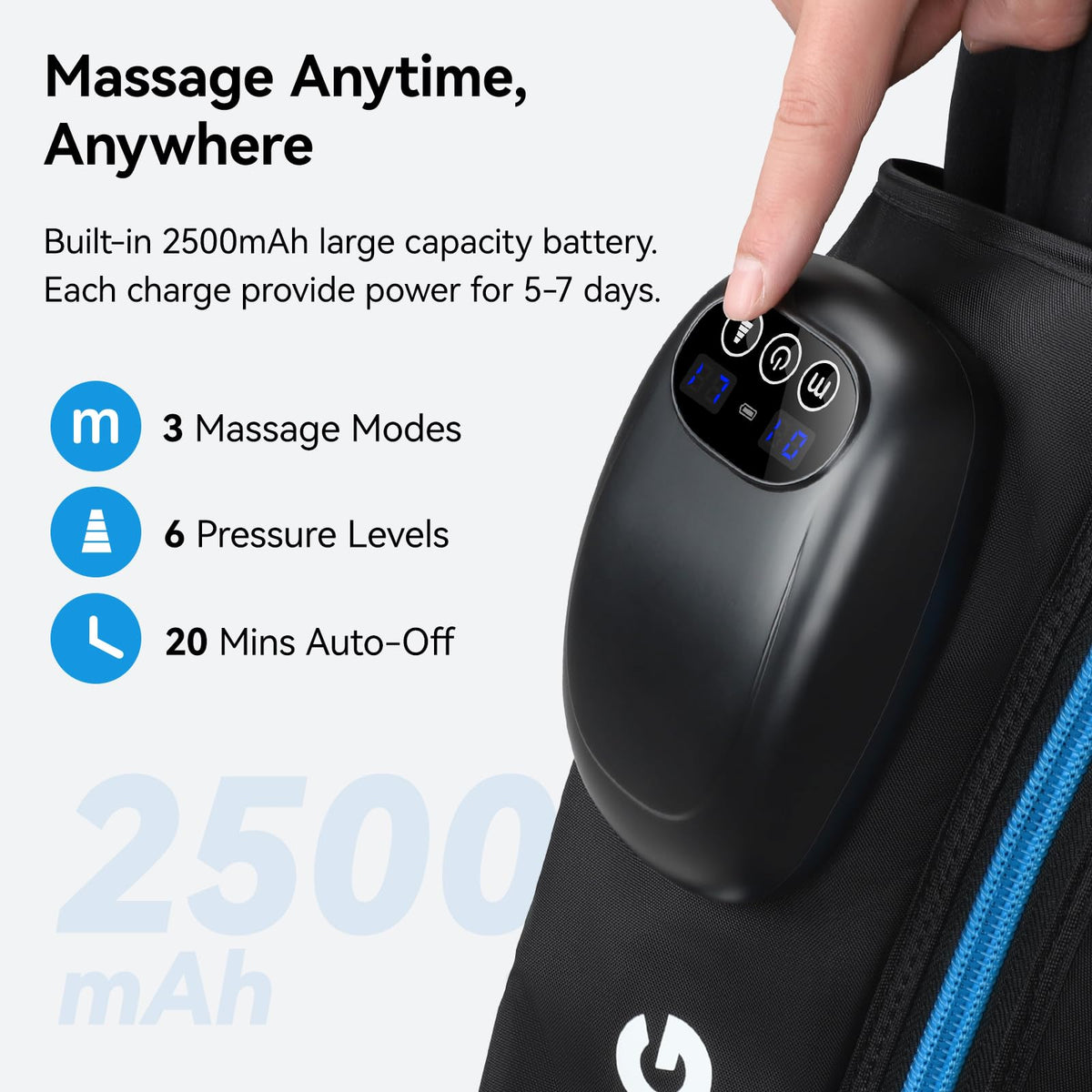 Cordless Foot and Calf Massage Boots X83865