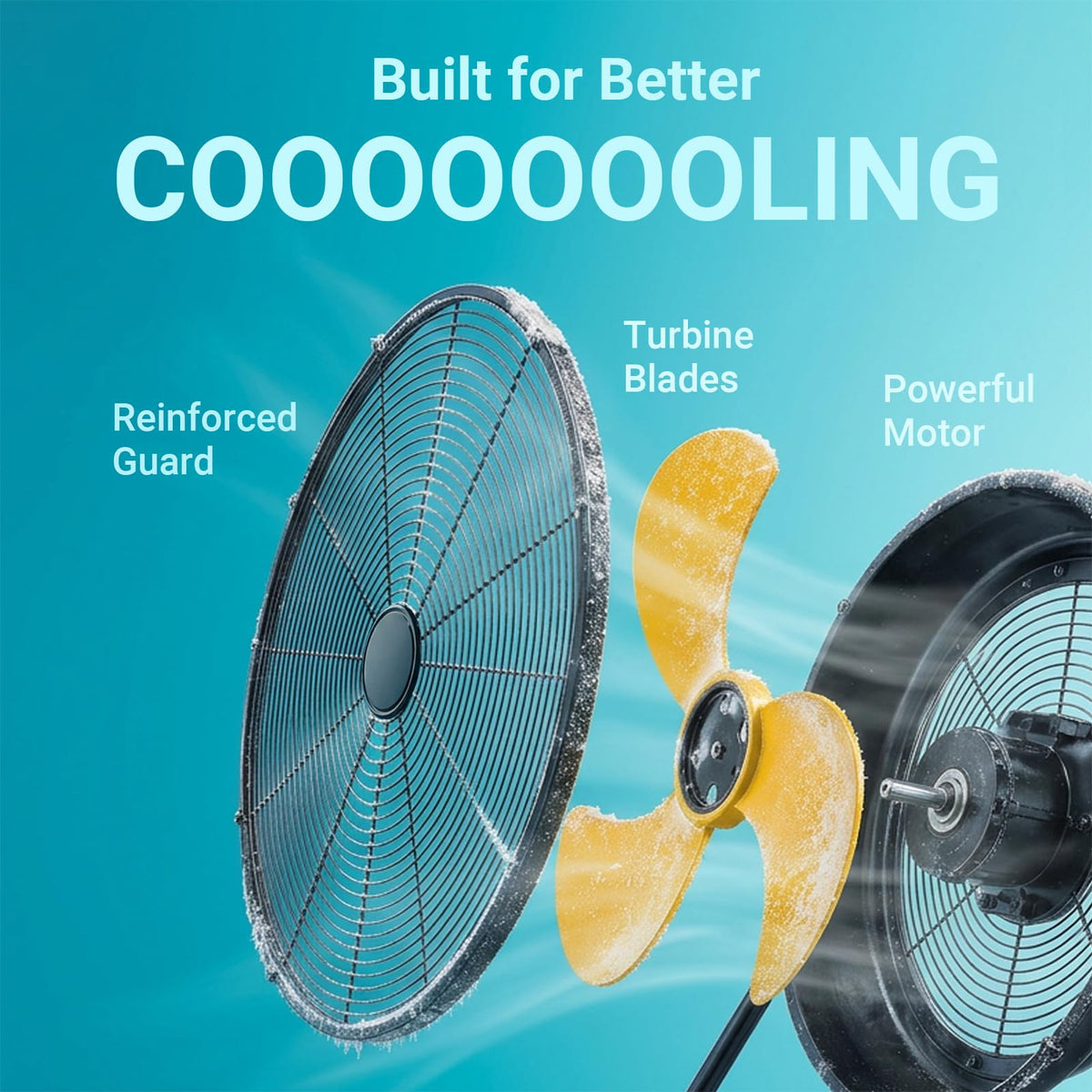 18" Brushless Cordless Floor Fan T140