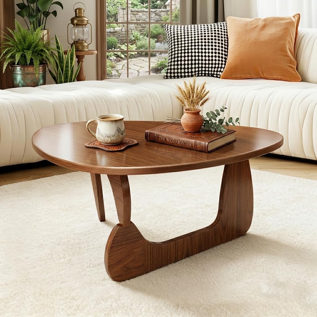 Solid Wood Triangle Coffee Table L513