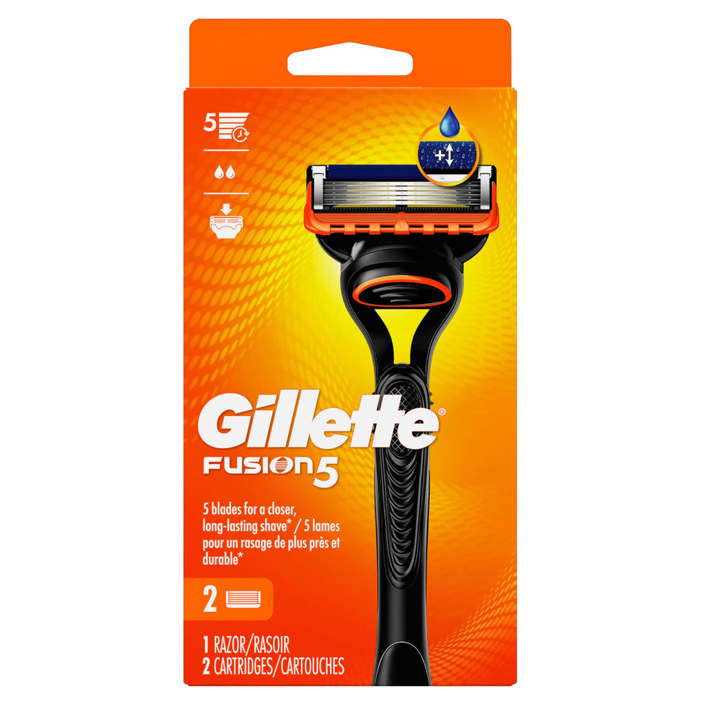 Razor Handle + 2 Razor Blade Refills A26616