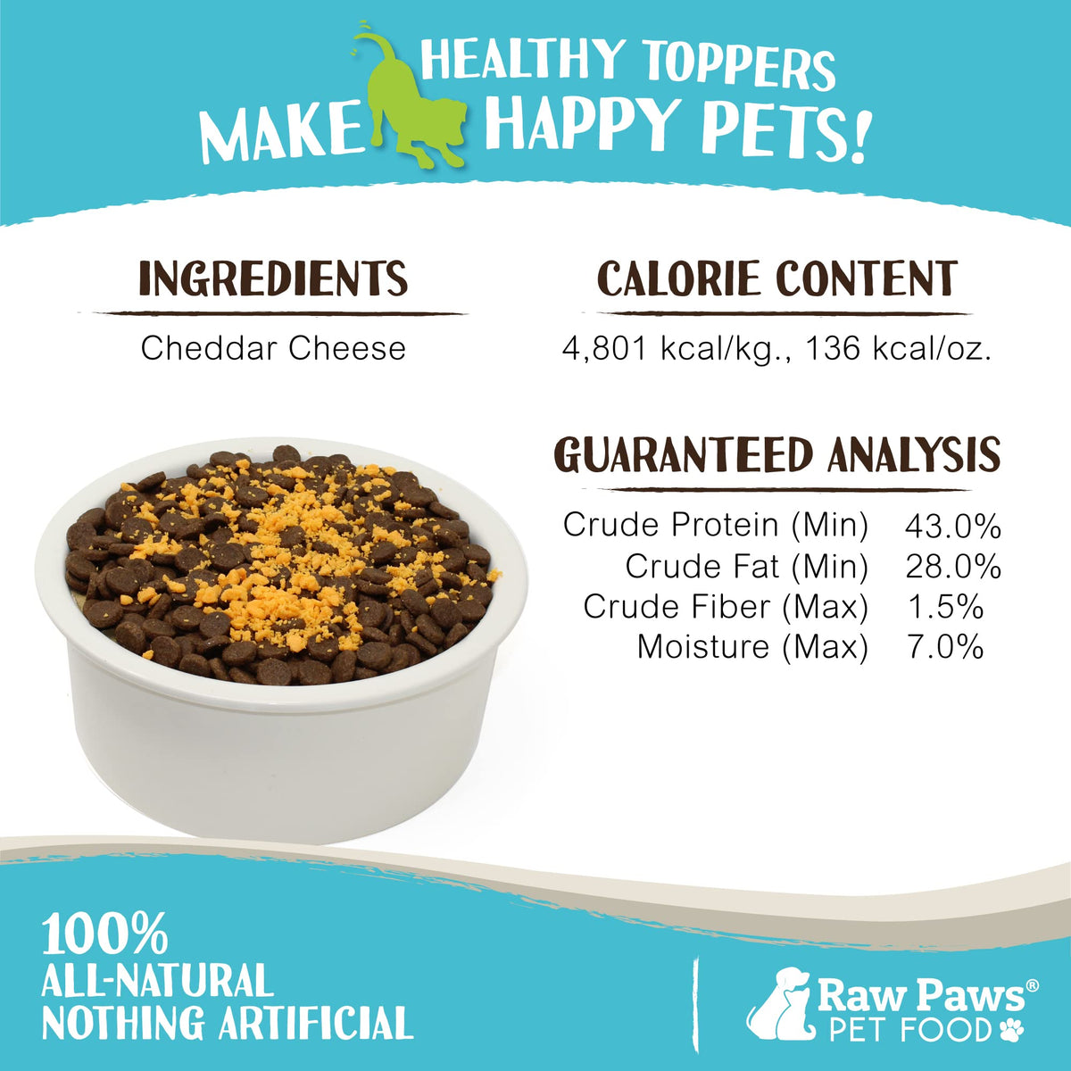 Freeze-Dried Cheese Pet Food Topper N3318