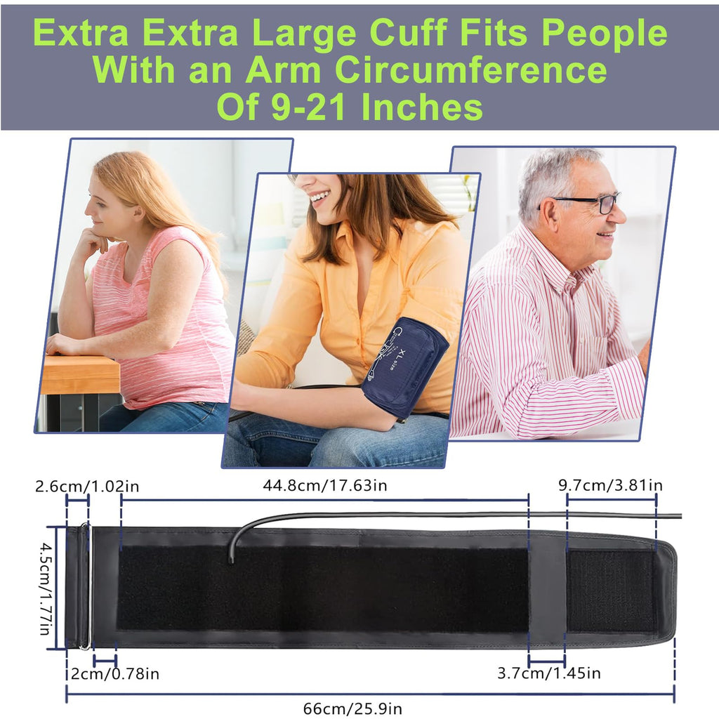 Extra Large Blood Pressure Cuff 22-52CM Adjustable T670