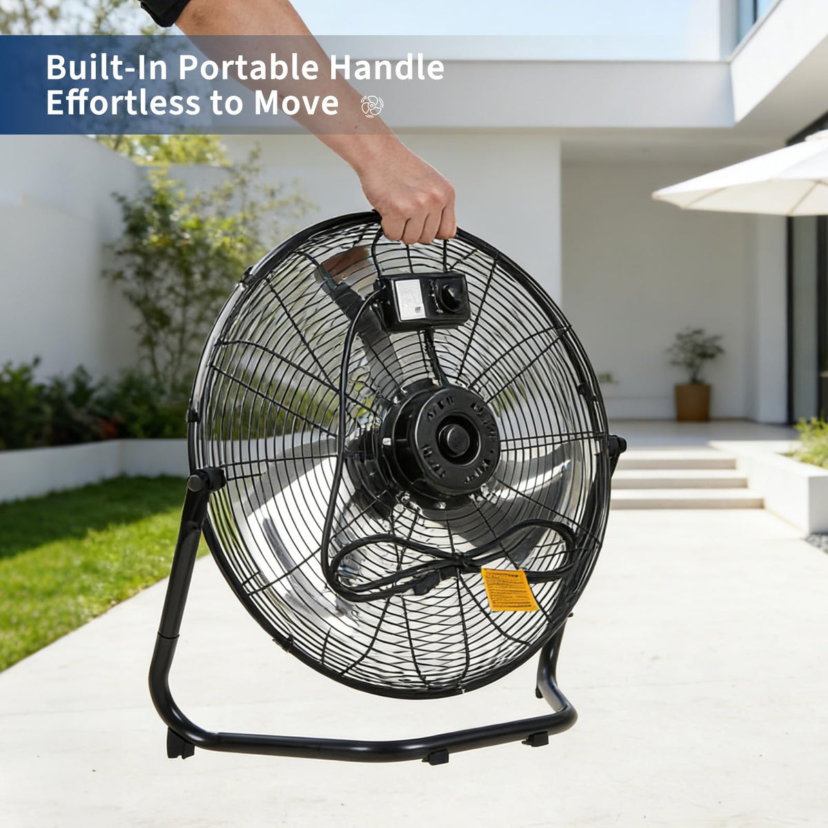 20 Inch 3 Speed High Velocity Floor Fan M649038