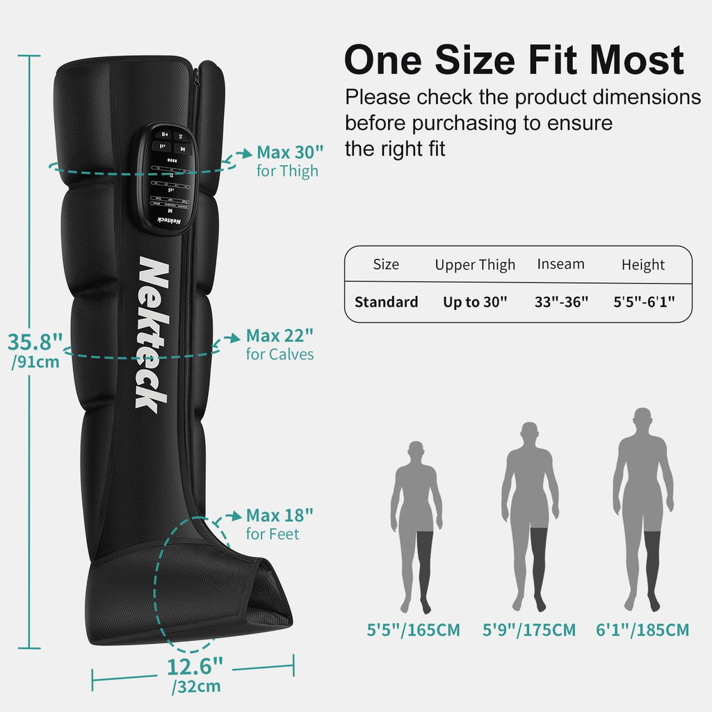 Cordless Leg Compression Massager 2-Pack F9108