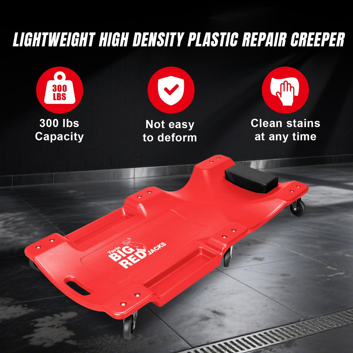 Plastic Rolling Garage Creeper Q561