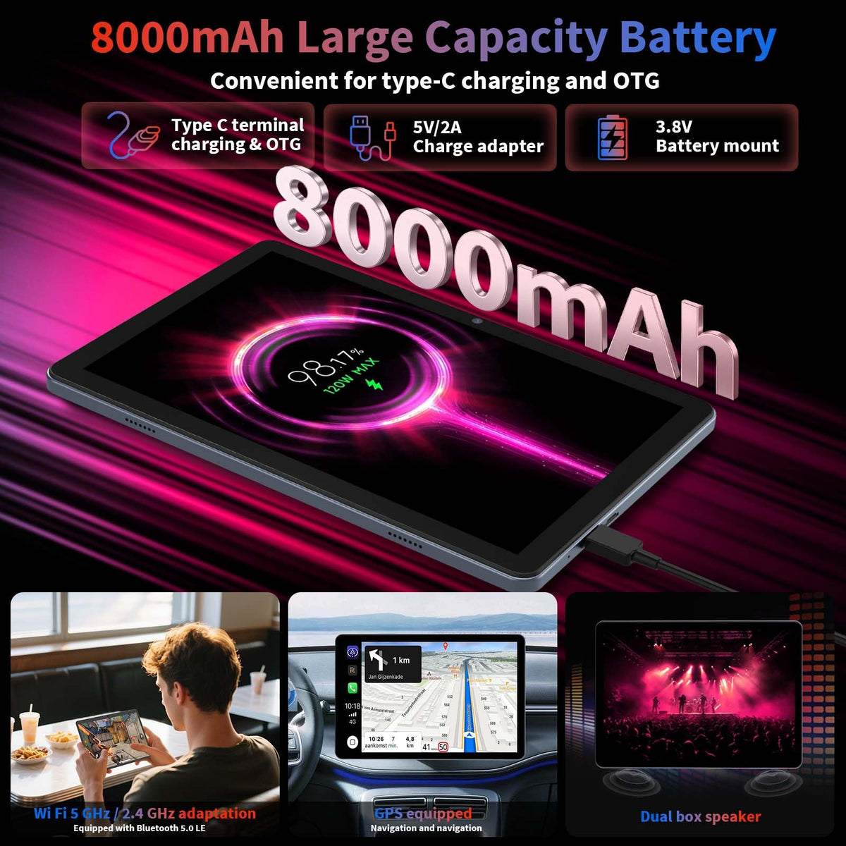 10 inch Android Tablet with Keyboard L29723