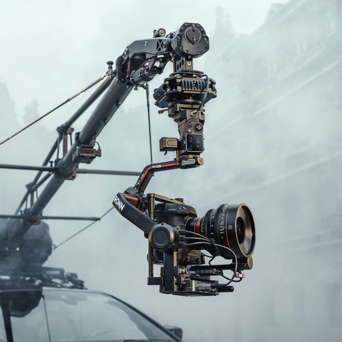 3-Axis Gimbal Stabilizer with Carbon Fiber Arms, Black O20571