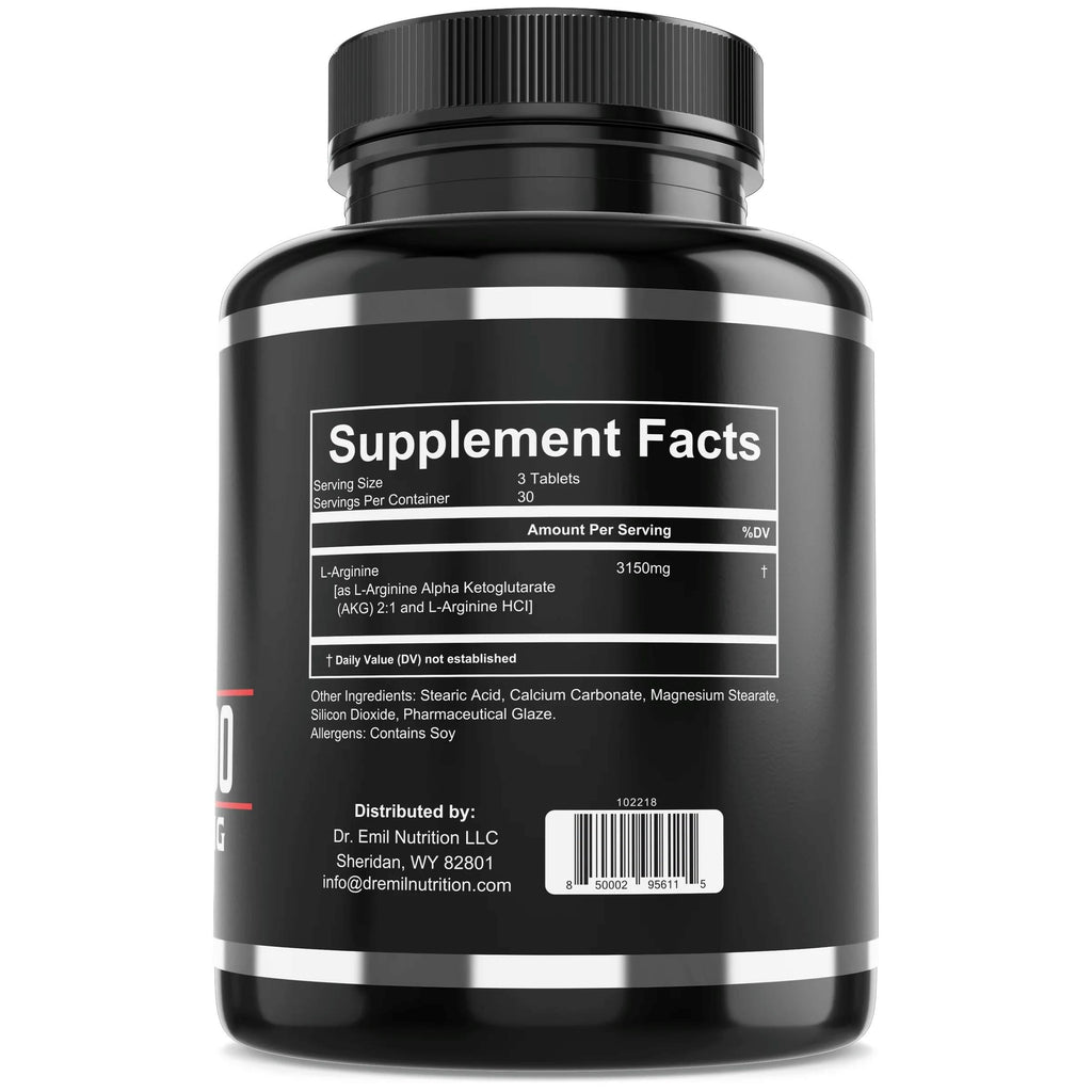 L-Arginine 3000, 90 Tablets U732