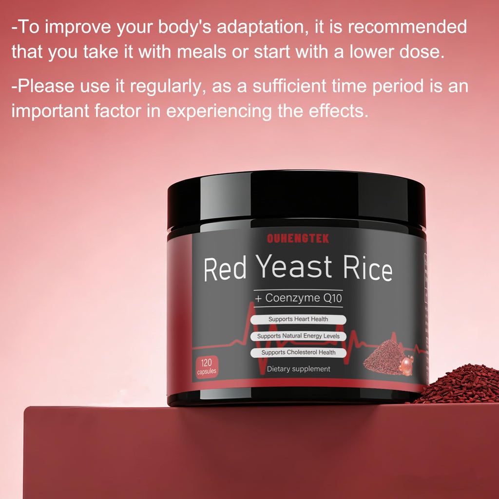 Red Yeast Rice with CoQ10 1200mg 120 Capsules S799