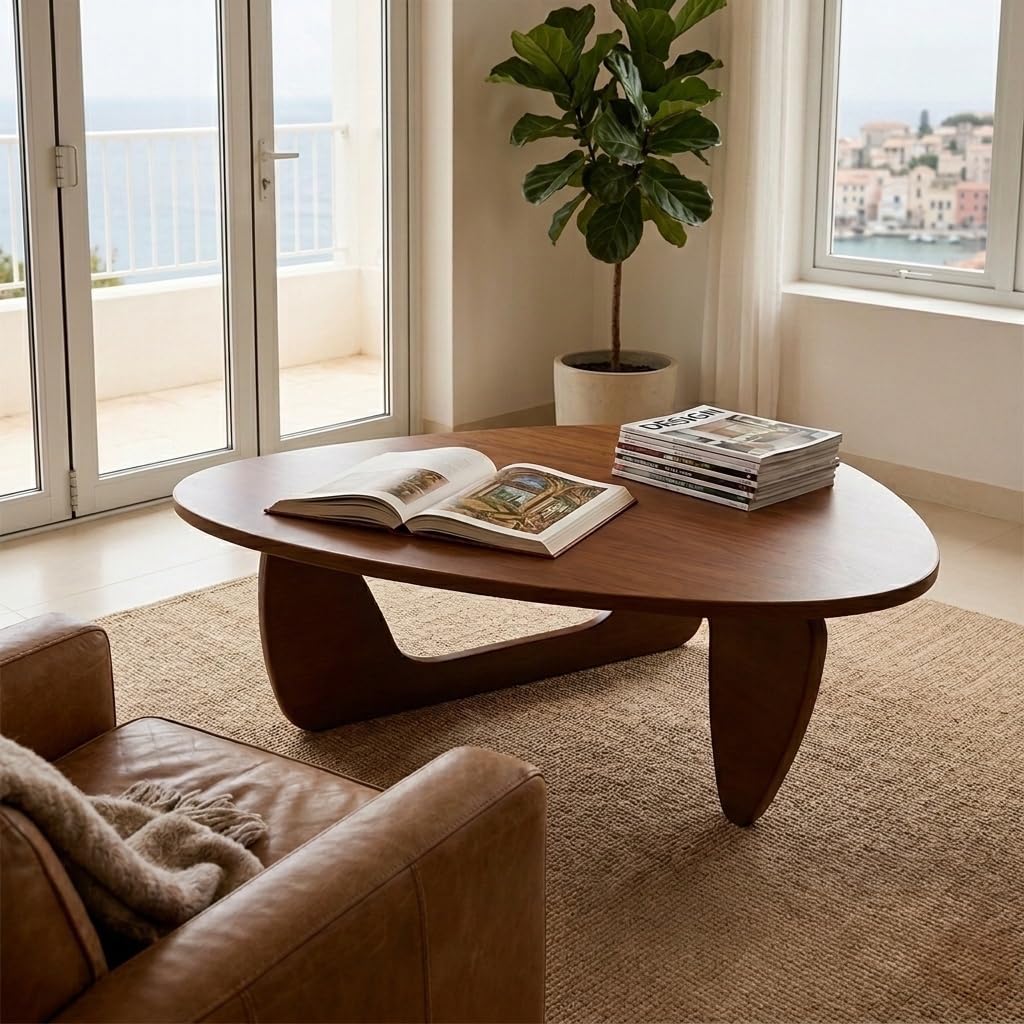 Solid Wood Triangle Coffee Table L513