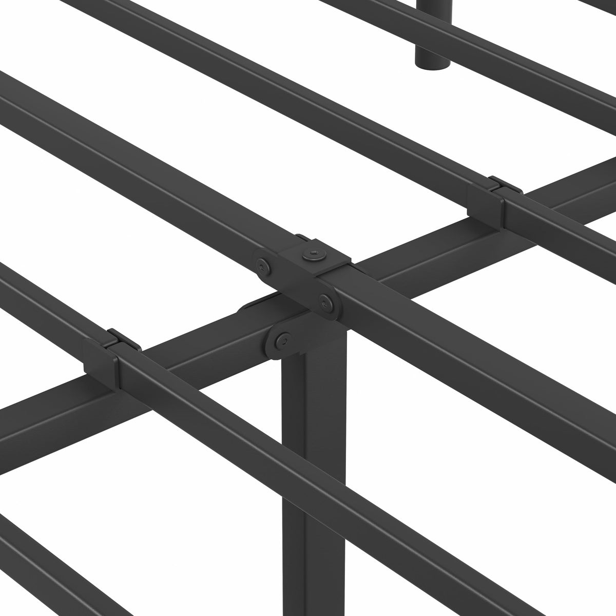 Queen Size 18 Inches Metal Bed Frame with Headboard W498726