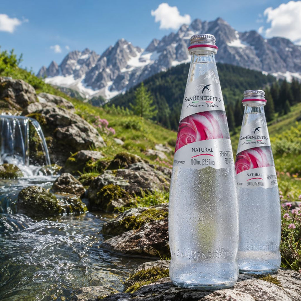 Natural Artesian Still Water Glass Bottles 500 mL 10 Count G52630
