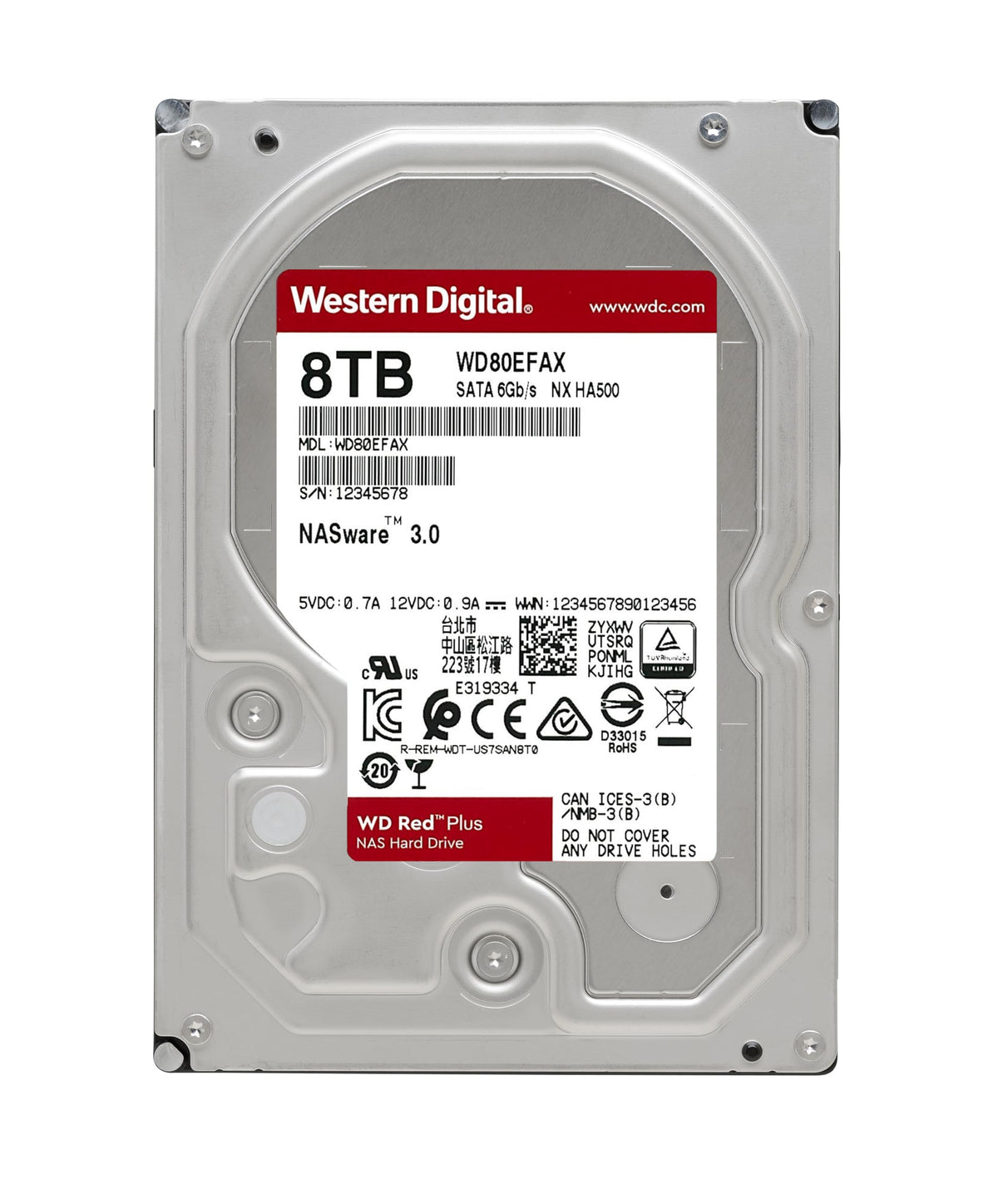 8TB NAS Internal Hard Drive HDD H434483