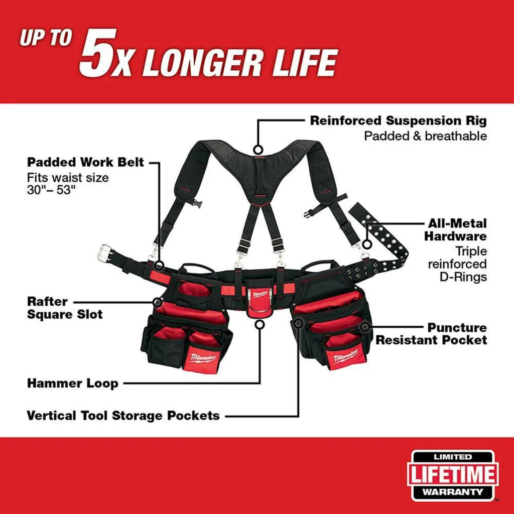 Contractor Work Belt with Suspension Rig Q1907