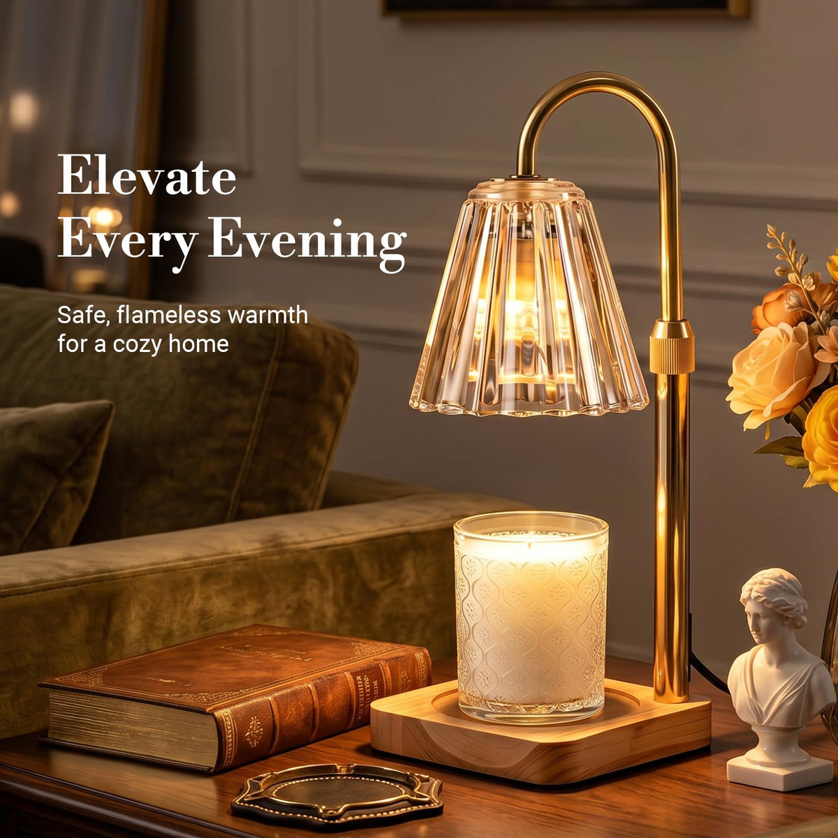 Candle Warmer Lamp with Timer C579997
