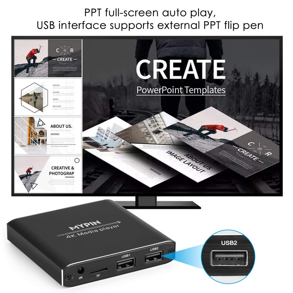 4K Media Player with Remote Control P62812