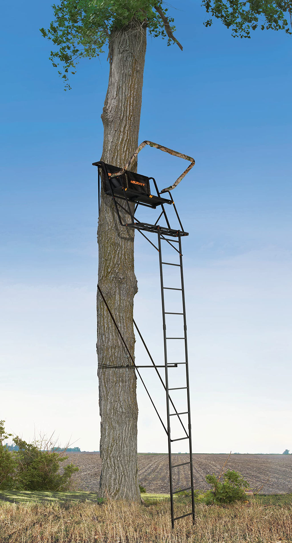 Black 2-Man Ladderstand S8415