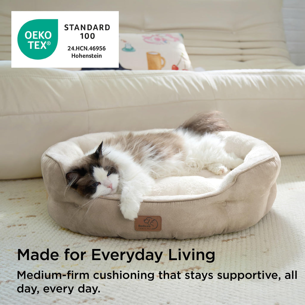 Small Washable Round Dog Bed Z86497