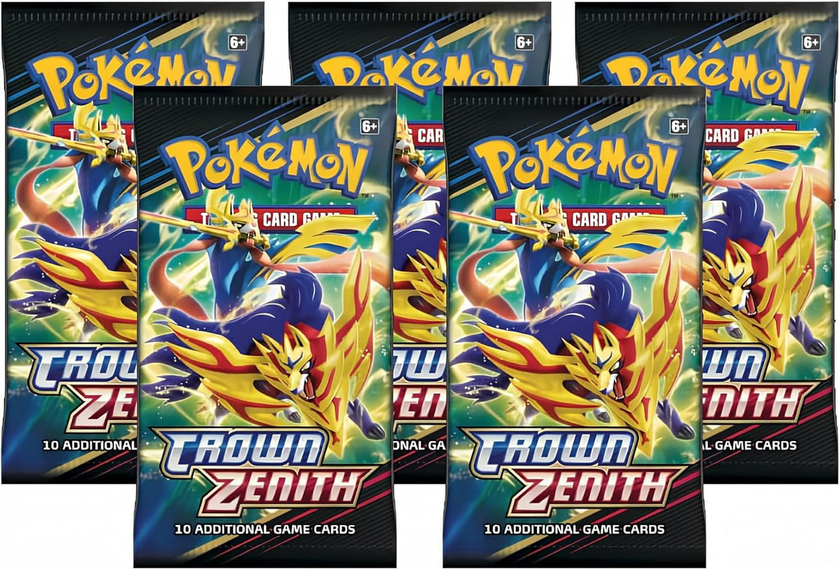 Pokemon Sword & Shield Crown Zenith 5 Booster Packs R852780
