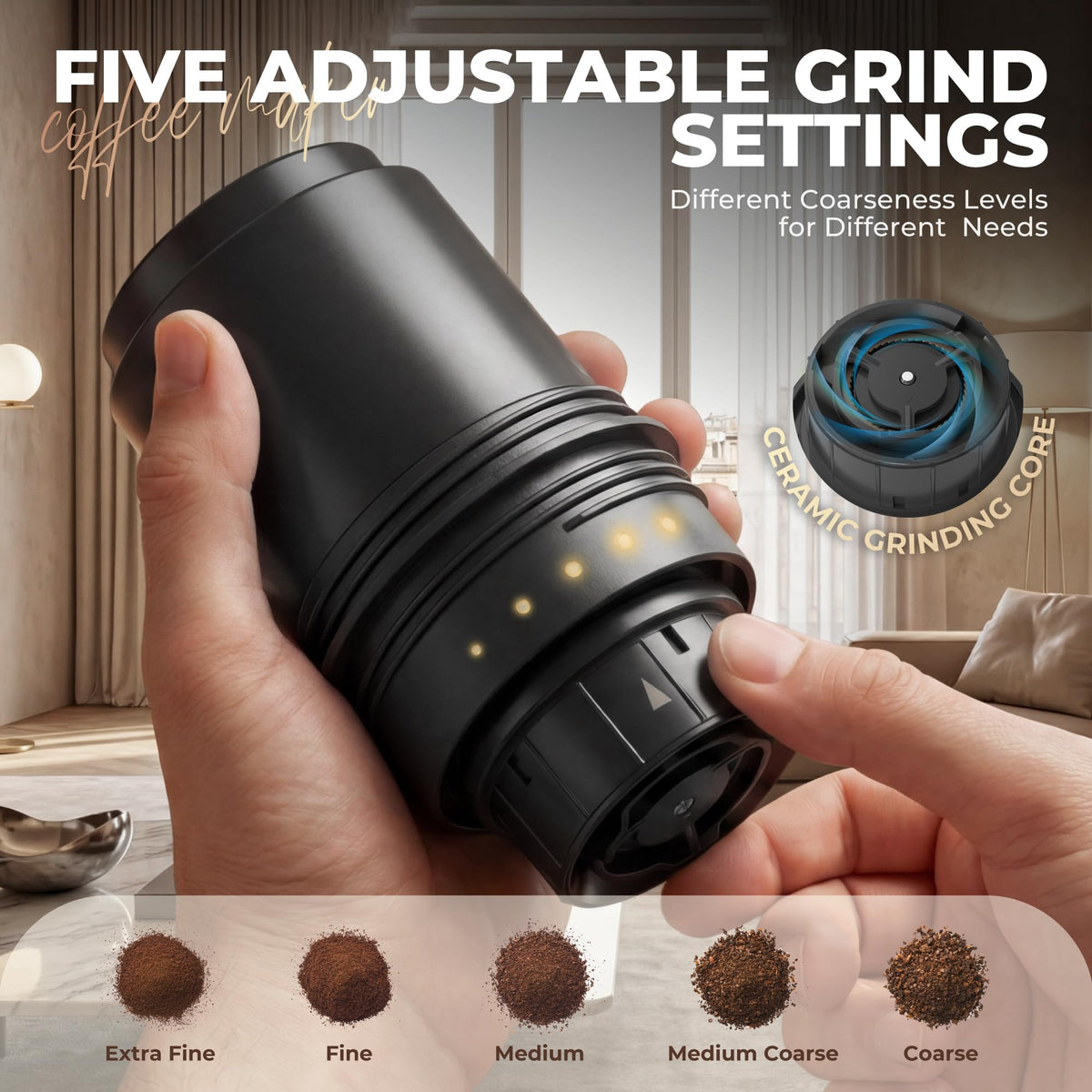 Rechargeable Electric Grinder H11170