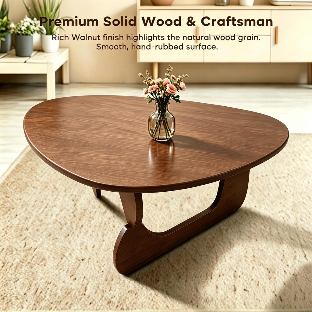 Solid Wood Triangle Coffee Table L513