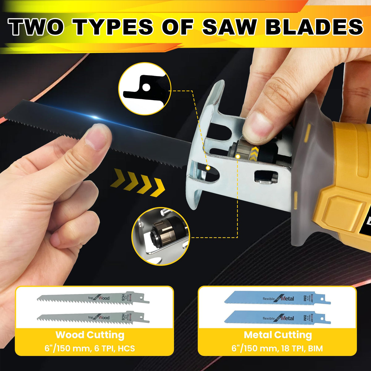 Cordless Reciprocating Saw V743407